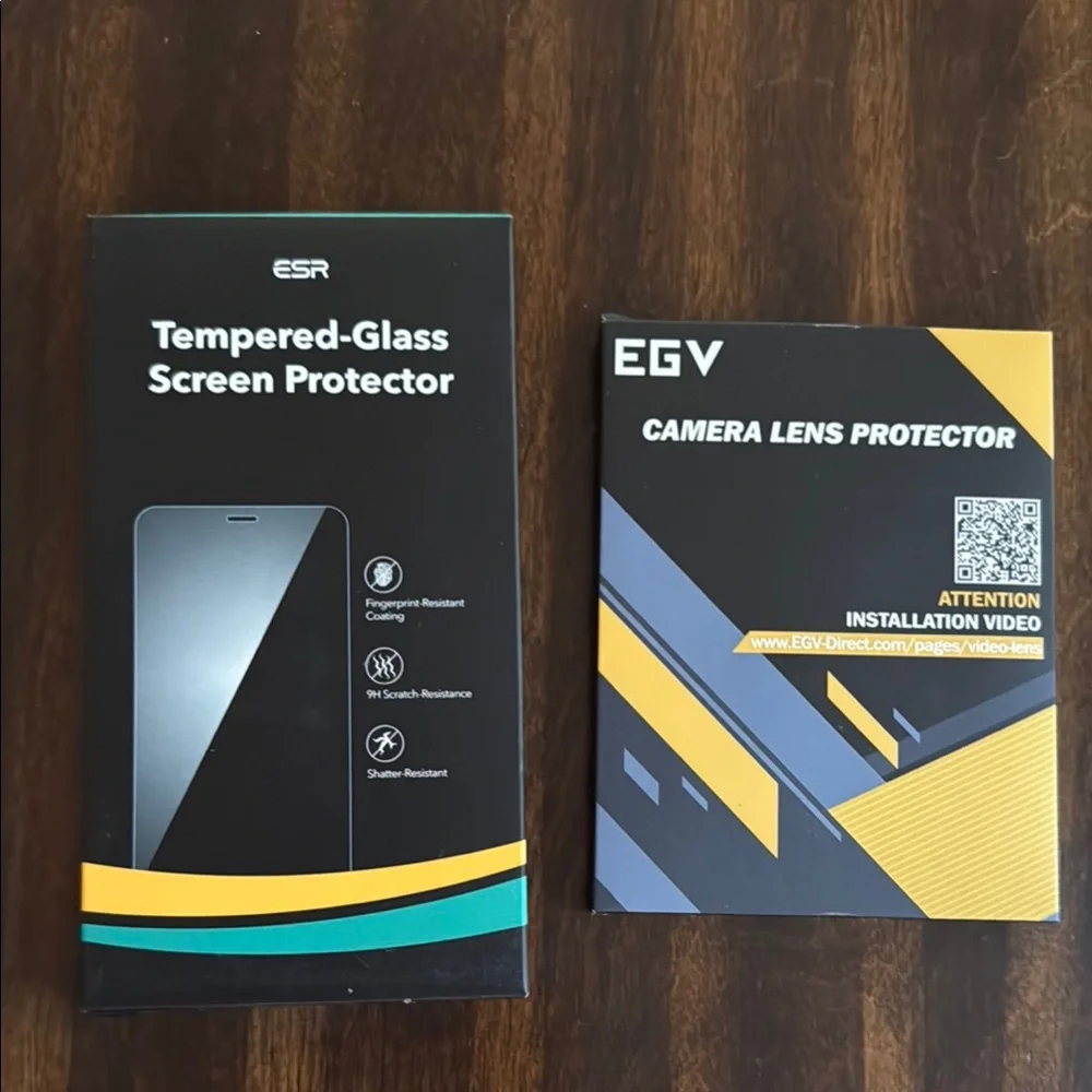 2 Tempered Glass & 2 Camera Screen Protectors for iPhone 12